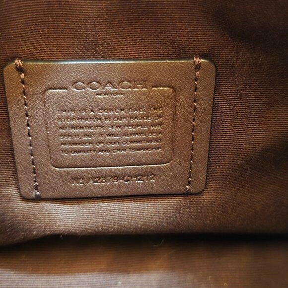 COACH Mini Darcie Carryall Bag - Butterfly Print - Picture 8 of 10